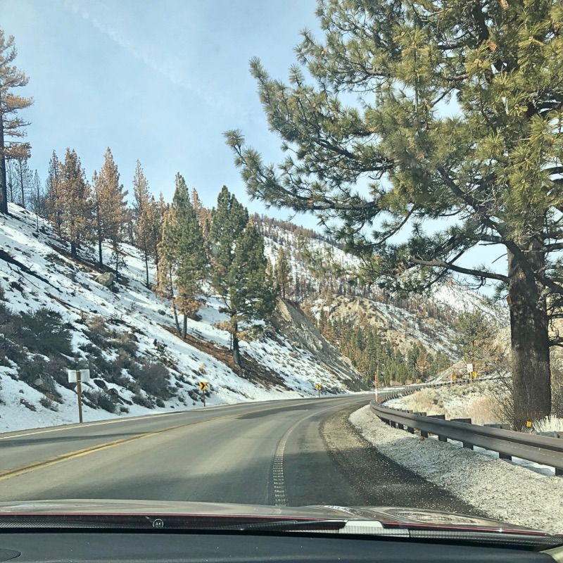 Escaping the ordinary on this serene winter drive to Reno.